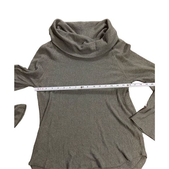Anthropologie Maeve Maurisa Cowlneck Thermal Sweater XS Olive green - Picture 6 of 7
